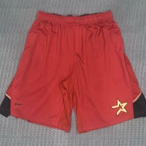 Vintage Nike Astros logo shorts
